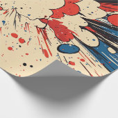 Comic Style Pop Art Explosion (4) Cadeaupapier (Hoek)