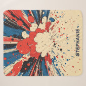 Comic Style Pop Art Explosion (4) Sherpa Deken (Voorkant (horizontaal))