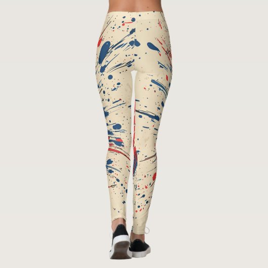 Comic Style Pop Art Explosion (5) Leggings (Achterkant)