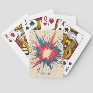 Comic Style Pop Art Explosion (5) Pokerkaarten