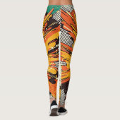 Comic Style Pop Art Explosion (6) Leggings (Achterkant)