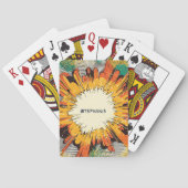 Comic Style Pop Art Explosion (6) Pokerkaarten (Achterkant)