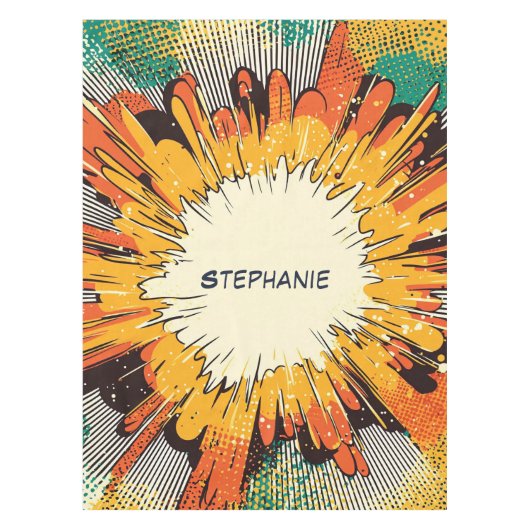 Comic Style Pop Art Explosion (6) Tafelkleed (Voorkant)