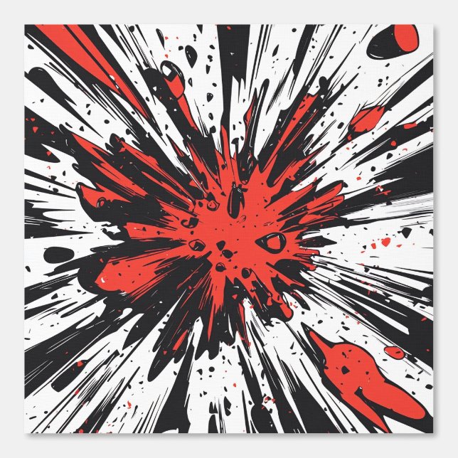 Comic Style Pop Art Explosion (7) Behang (Voorkant)