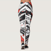 Comic Style Pop Art Explosion (7) Leggings (Achterkant)