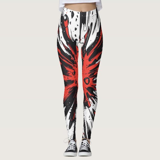 Comic Style Pop Art Explosion (7) Leggings (Voorkant)