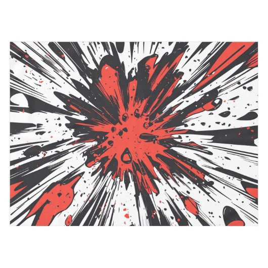 Comic Style Pop Art Explosion (7) Tafelkleed (Voorkant (Horizontaal))