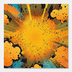Comic Style Pop Art Explosion (8) Behang