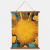 Comic Style Pop Art Explosion (8) Hangend Wandkleed (Voorkant)