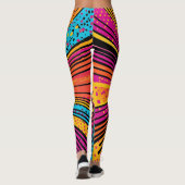 Comic Style Pop Art Explosion (9) Leggings (Achterkant)
