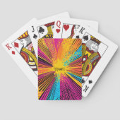 Comic Style Pop Art Explosion (9) Pokerkaarten (Achterkant)
