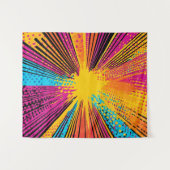 Comic Style Pop Art Explosion (9) Wandkleed (Voorkant (horizontaal))