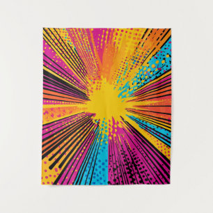 Comic Style Pop Art Explosion (9) Wandkleed