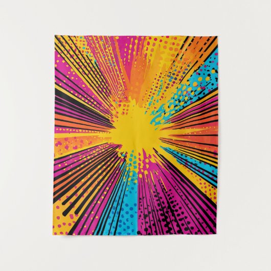 Comic Style Pop Art Explosion (9) Wandkleed (Voorkant)