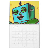Comic Style Robots Maandelijkse kalender 2015 (Mar 2027)