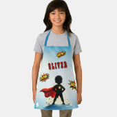 Comic Style Superhero Boy's Name  Schort (Insitu)