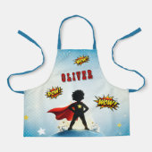 Comic Style Superhero Boy's Name  Schort (Voorkant)