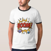 Comic Style T-Shirt – Retro Pop Art Explosion Tee (Voorkant)