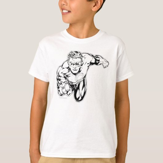 Comic Style, vooraan, zwart en wit T-shirt (Voorkant)
