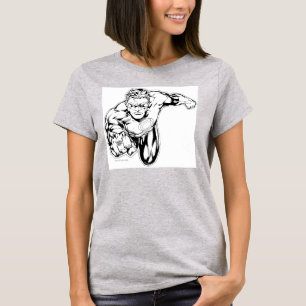 Comic Style, vooraan, zwart en wit T-shirt