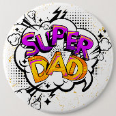 Comic Super Dad Colossal 6" ronde Button 6,0 Cm (Voorkant)