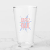  Comic Super Pap Vaderdag Glas (Achterkant)