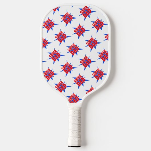  Comic Super Pap Vaderdag Pickleball Paddle (Achterkant)