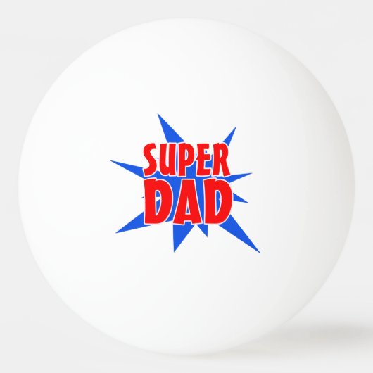  Comic Super Pap Vaderdag Pingpongbal (Voorkant)