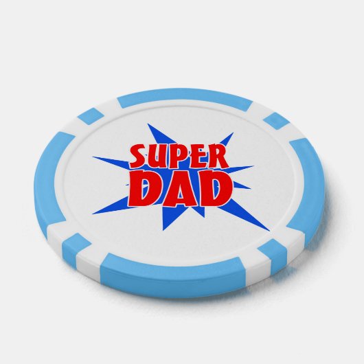  Comic Super Pap Vaderdag Poker Chips (Enkel)