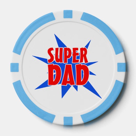  Comic Super Pap Vaderdag Poker Chips (Voorkant)