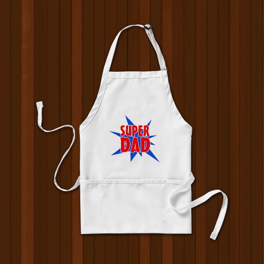  Comic Super Pap Vaderdag Standaard Schort