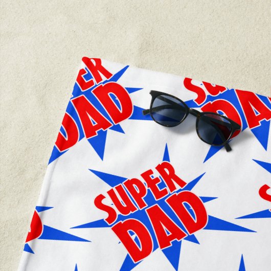  Comic Super Pap Vaderdag Strandlaken (In situ)