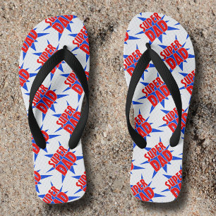  Comic Super Pap Vaderdag Teenslippers