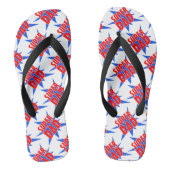  Comic Super Pap Vaderdag Teenslippers (Voetbed)