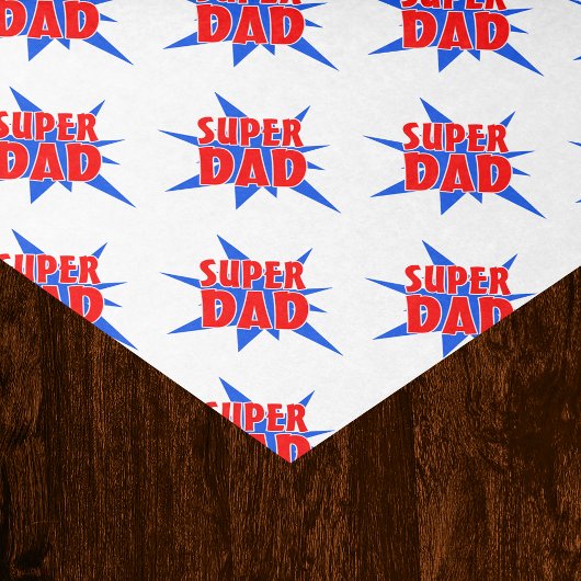  Comic Super Pap Vaderdag Tissuepapier