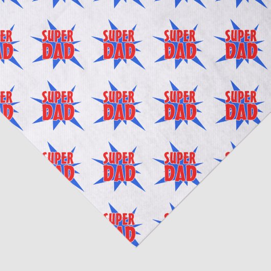  Comic Super Pap Vaderdag Tissuepapier (Detail)