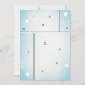 Comic Superhero Boy's Name Birthday Bedankkaart (Achterkant)