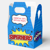 Comic Superhero Strip 00th Verjaardagsfeest Bedankdoosjes (Geopend)