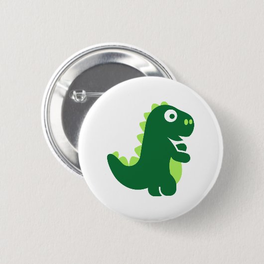Comic T-Rex Ronde Button 5,7 Cm (Voorkant /achterkant)