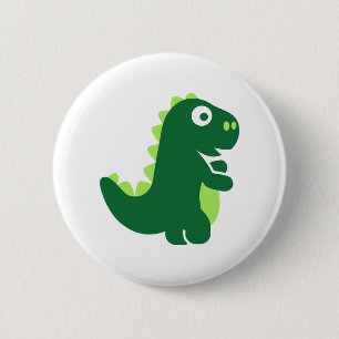 Comic T-Rex Ronde Button 5,7 Cm