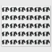 Comic tapir cadeaupapier (Vlak)