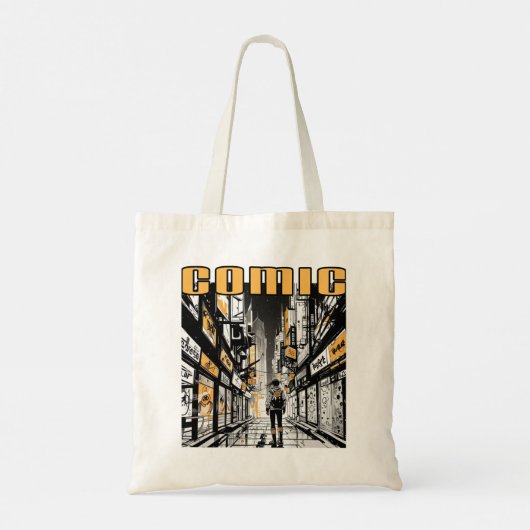 Comic Tote Bag (Achterkant)