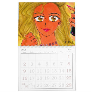 COMIC TOWEL 2018 KALENDER