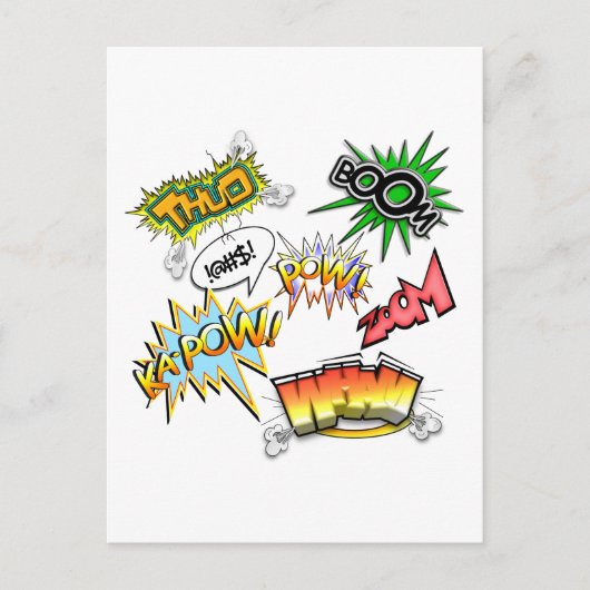 Comic Variety Briefkaart (Voorkant)