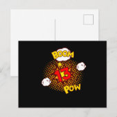 COMIC VERJAARDAG 13 13e Verjaardag 13 Jaar oud Com Briefkaart (Voorkant / Achterkant)