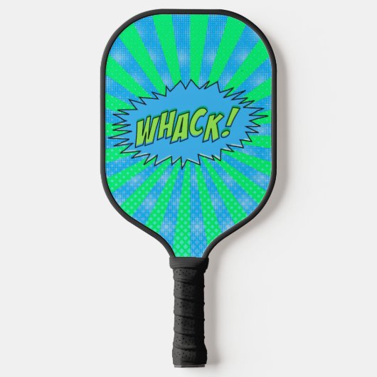 Comic Whack Logo Pickleball Paddle (Voorkant)