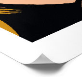 Comic Woman Face, bewerkt Poster (Hoek)