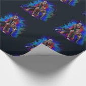 Comic Zombie Wrestlers, SmackDown geschenk wrap Cadeaupapier (Hoek)