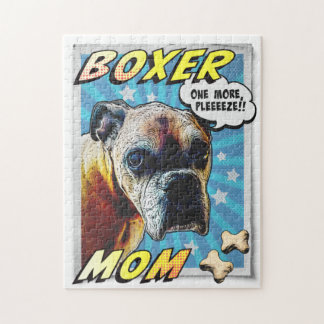Comical Boxer Jigzaag Puzzle Legpuzzel