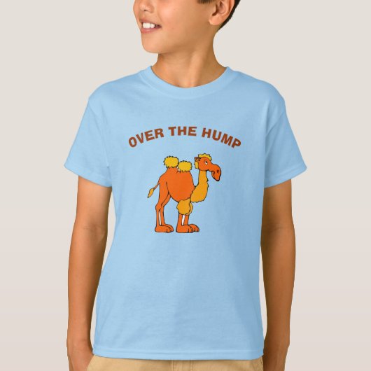Comical Camel voeg tekst toe T-shirt (Voorkant)